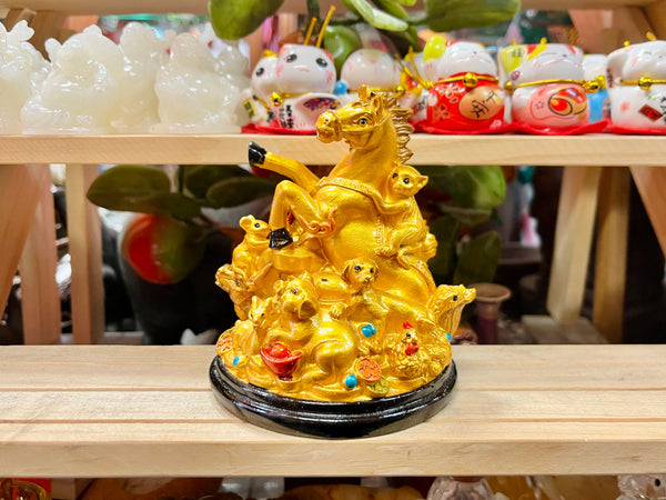 Year of the Horse Fengshui Figurine- circular base